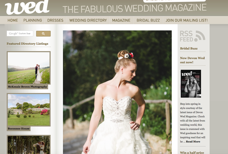Spanish Wedding Shoot press feature all about Jenny Wren, Wedding Planner in Cornwall.