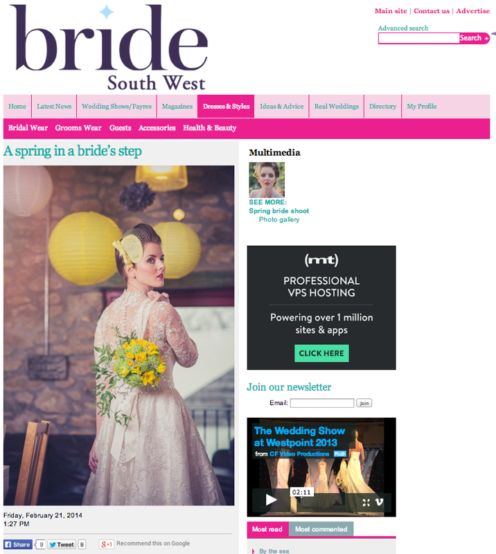 Feature from Bride South West by Jenny Wren, Wedding Planner in Cornwall