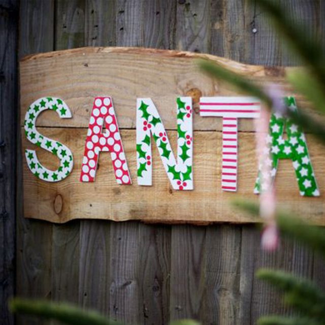 Santa decoration used during a Cornwall event planned by Jenny Wren, Event Planner in Cornwall