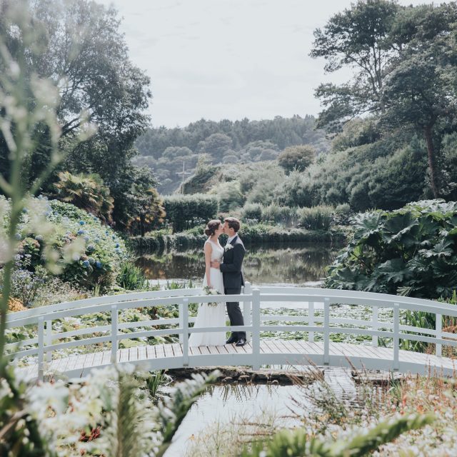 Photo from Katie and Rob's Wedding at Trebah Gardens in Cornwall. This picture was taken during a wedding planned by Jenny Wren, Wedding Planner in Cornwall.