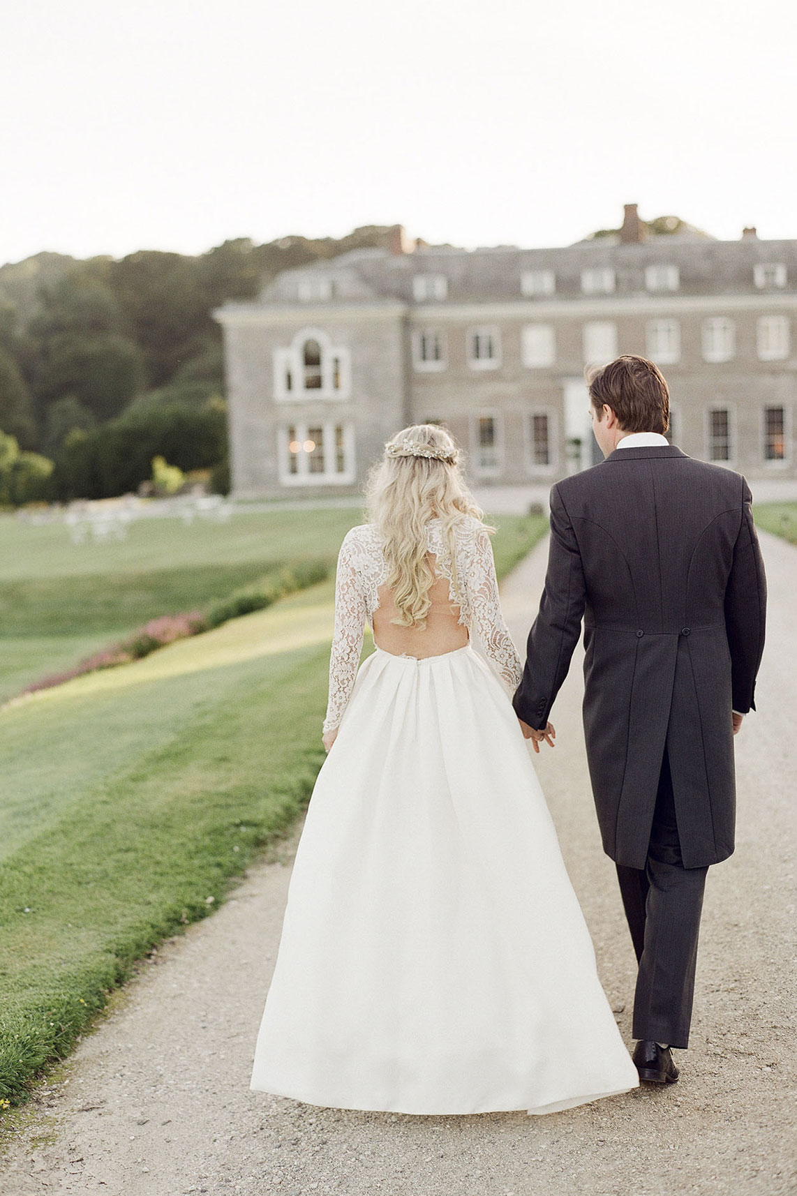 Picture of Sarah and Mark at their wedding in Cornwall, which was planned by Jenny Wren - Wedding Planner in Cornwall