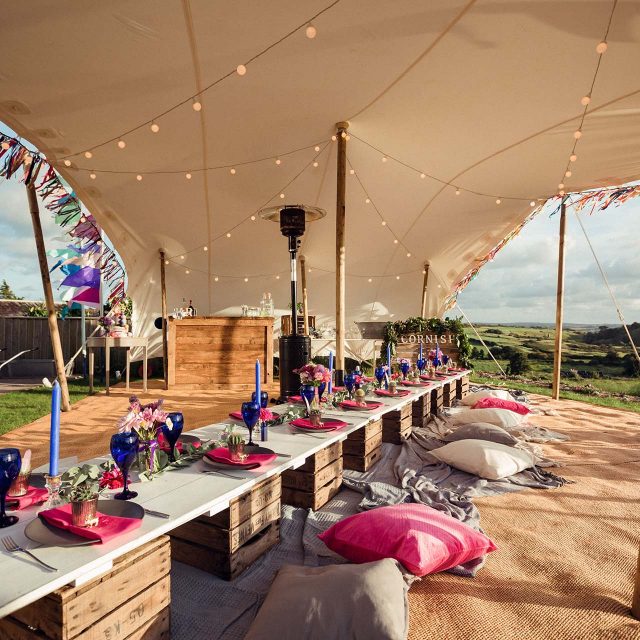 Venue at Lucy's Birthday Party in Cornwall - Planned by Event planner Jenny Wren