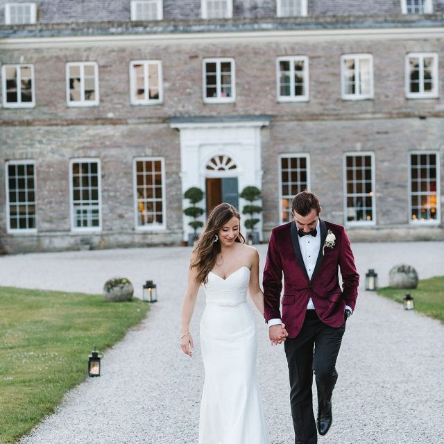 Cornwall wedding planner Jenny Wren planned Beth and Dan's wedding at Boconnoc House in Cornwall
